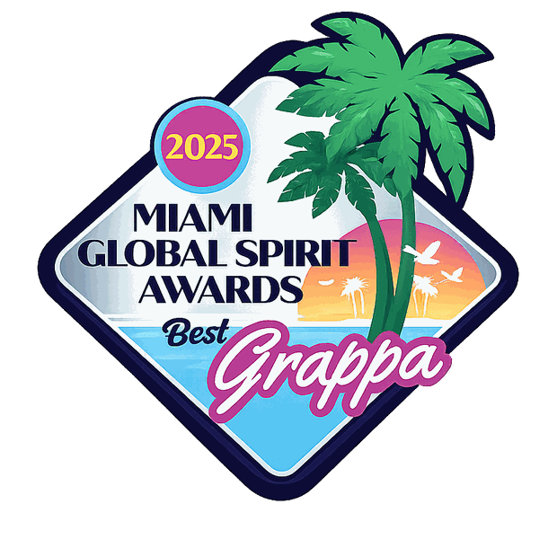 Platinum for Best Grappa, 2025 Miami Global Spirit Awards